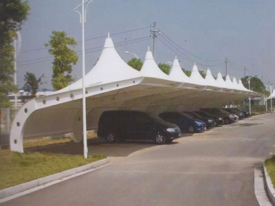 膜結構汽車棚